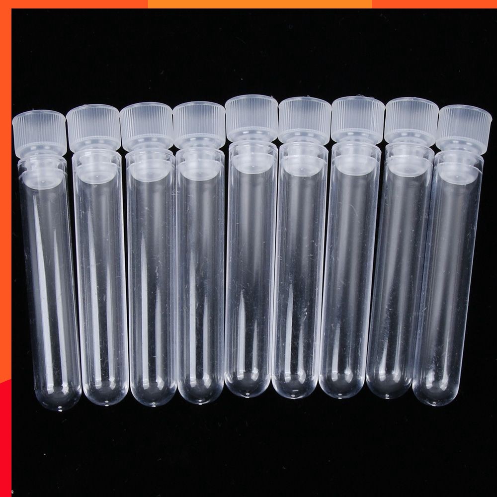 Long Test Tube Test Tube With Cap Clear Plastic Lab Shopee Philippines