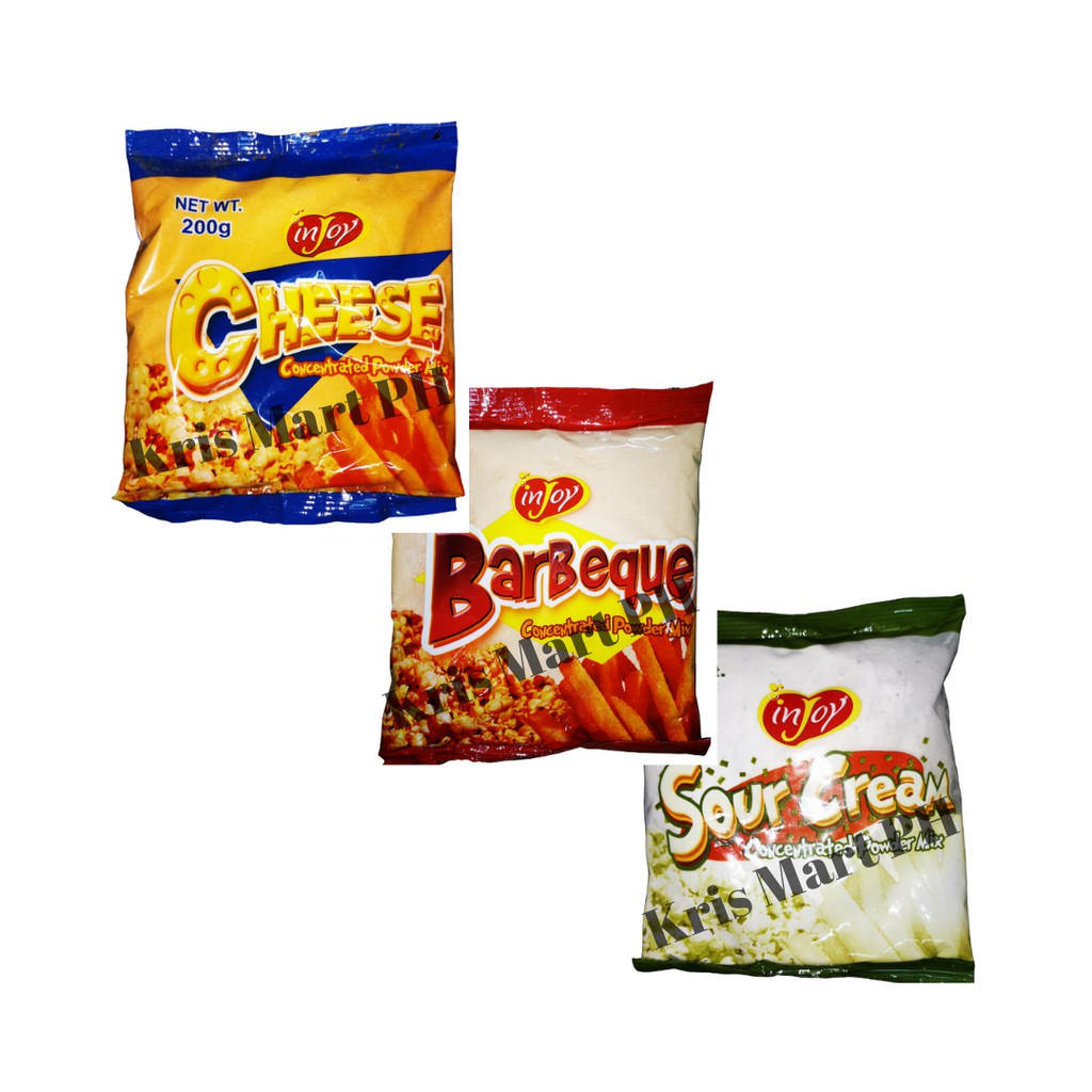 Fries Flavor Cheese / BBQ / Sour Cream Powder Mix 200g (Injoy/MJ