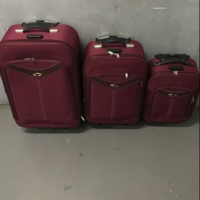 Canvas luggage (3 wheels) Shopee Philippines