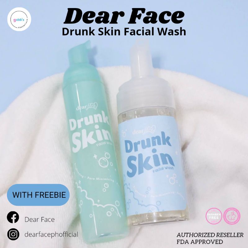Drunk Skin Facial Wash (with freebie) Shopee Philippines