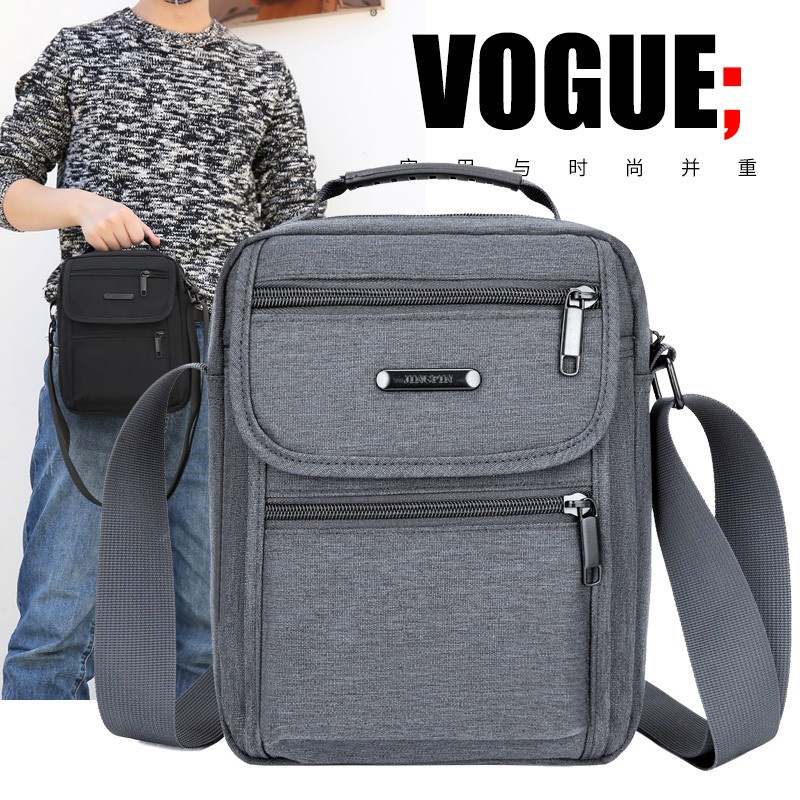 Men Sling Bag Multi Pockets Large Capacity Shoulder Bag Shopee Philippines