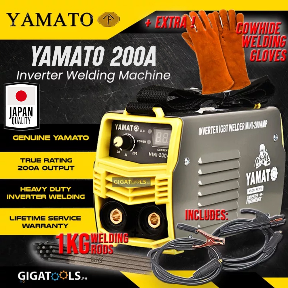 Yamato 200A Digital Inverter IGBT Welding Machine MINI 200A with 1kg