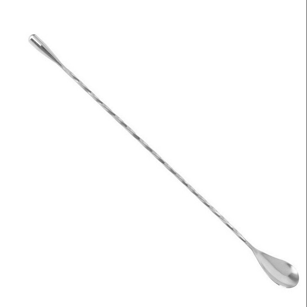 Stainless Steel Cocktail Mixer Stirrer Bar Puddle Stirring Spoon Ladle
