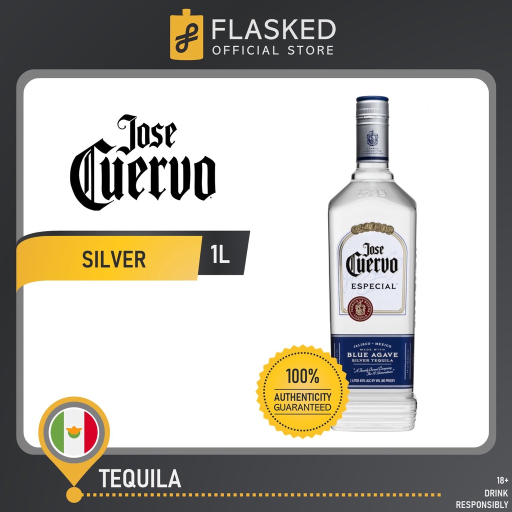Jose Cuervo Silver Tequila 1L Shopee Philippines