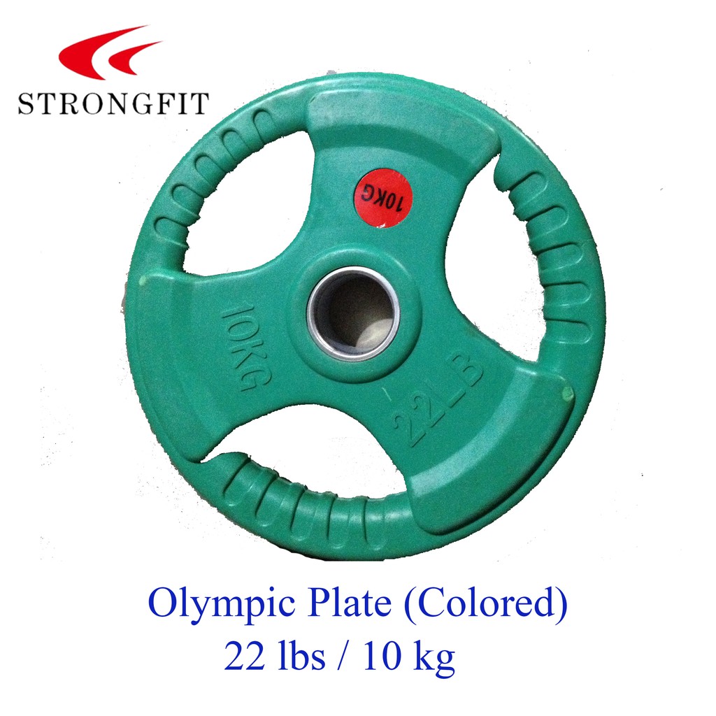 OLYMPIC PLATE (22 LBS / 10 kg) Colored Shopee Philippines