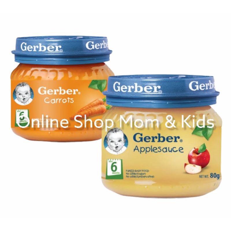 Gerber baby Food Squash/Banana/Carrots/Apple 80g Shopee Philippines
