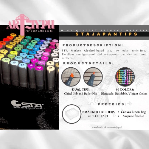 STA / IColor Alcohol Marker for Architectural Rendering Shopee