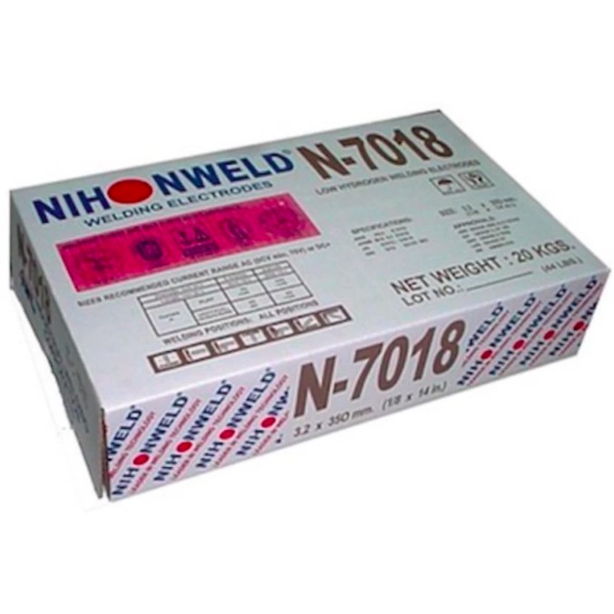 1 Box Nihonweld N7018 Welding Electrode Rod 1/8 (20kg) Shopee Philippines