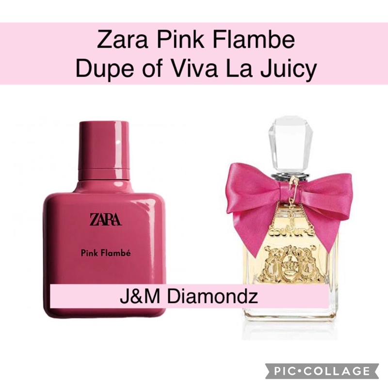 3ml of ZARA PINK FLAMBE EDT (dupe of Viva la Juicy) Shopee Philippines