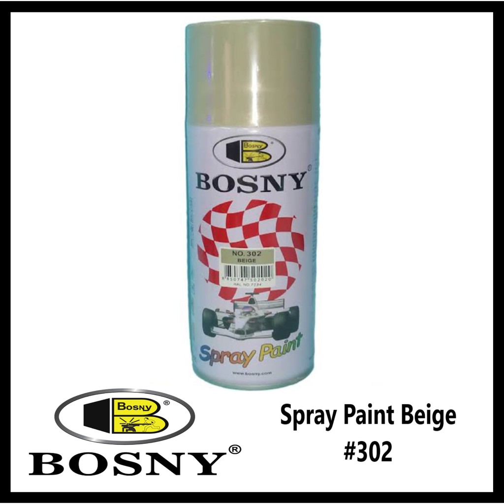 Bosny Spray Paint Beige 302 Original Authentic Shopee Philippines