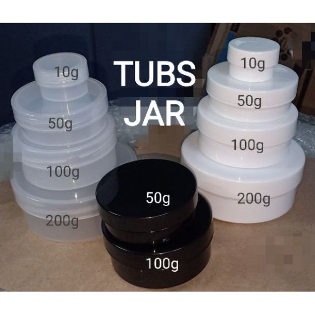 Tubs Jar (plastic jars) Shopee Philippines