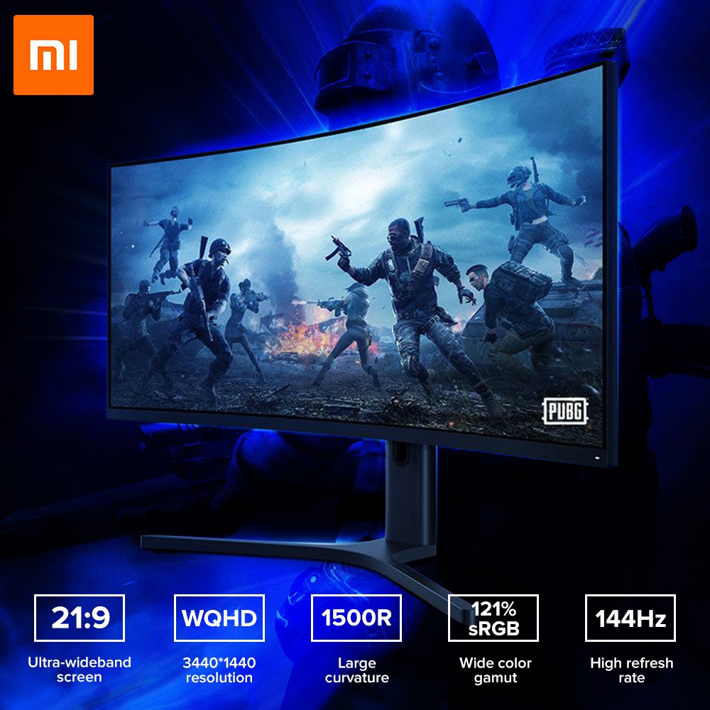 XIAOMI 34 Inch Curved Gaming Monitor 219 UWB Fish Screen