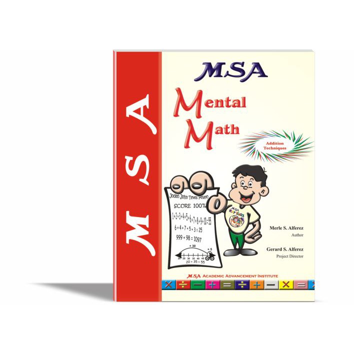 MSA Mental Math Addition Techniques (Authentic / Brand New) Shopee