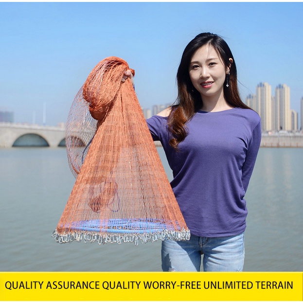 Fishing net throwing net Frisbee hand throwing net disc rotating net
