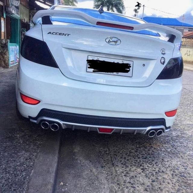 Hyundai accent rear diffuser...enhance the look of your car. Shopee