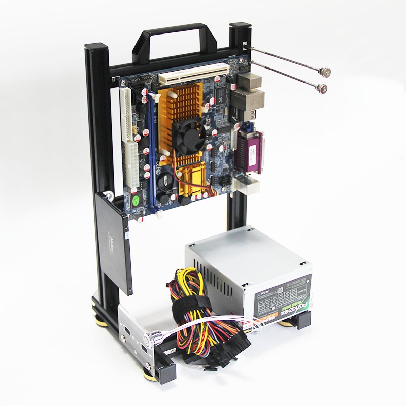 open allaluminum rack ATX MATX ITX diy OPEN case computer vertical