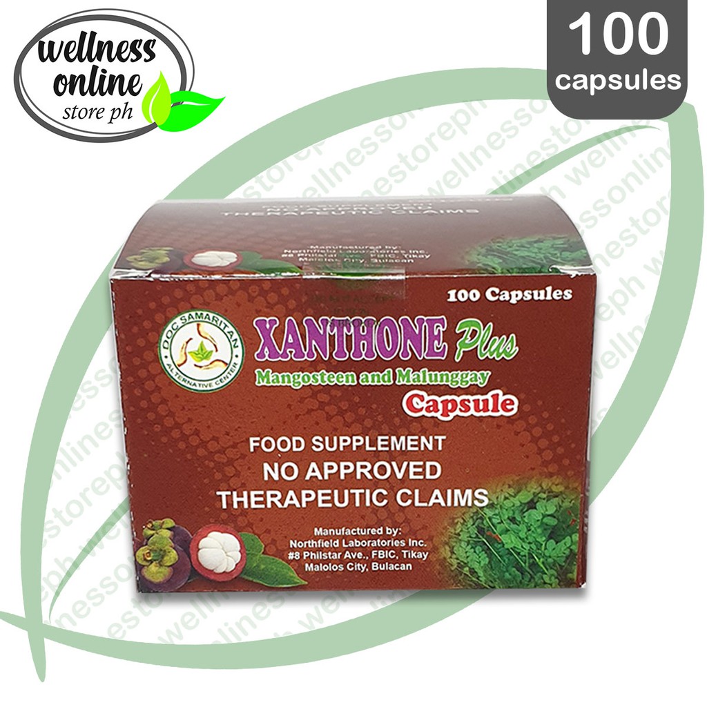 Xanthone Plus Mangosteen and Malunggay Capsule Authentic Shopee