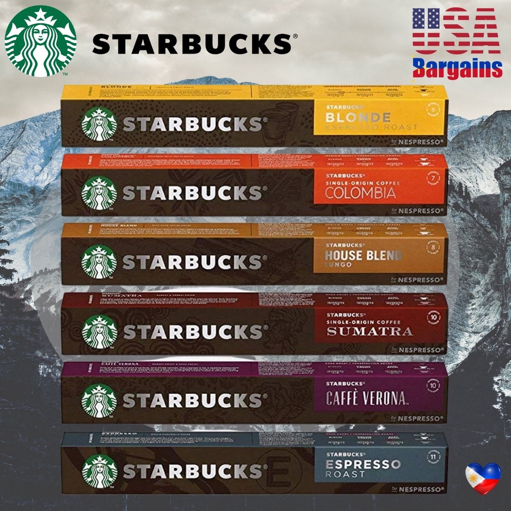 STARBUCKS NESPRESSO Coffee Capsules Pods Espresso Decaf Blonde