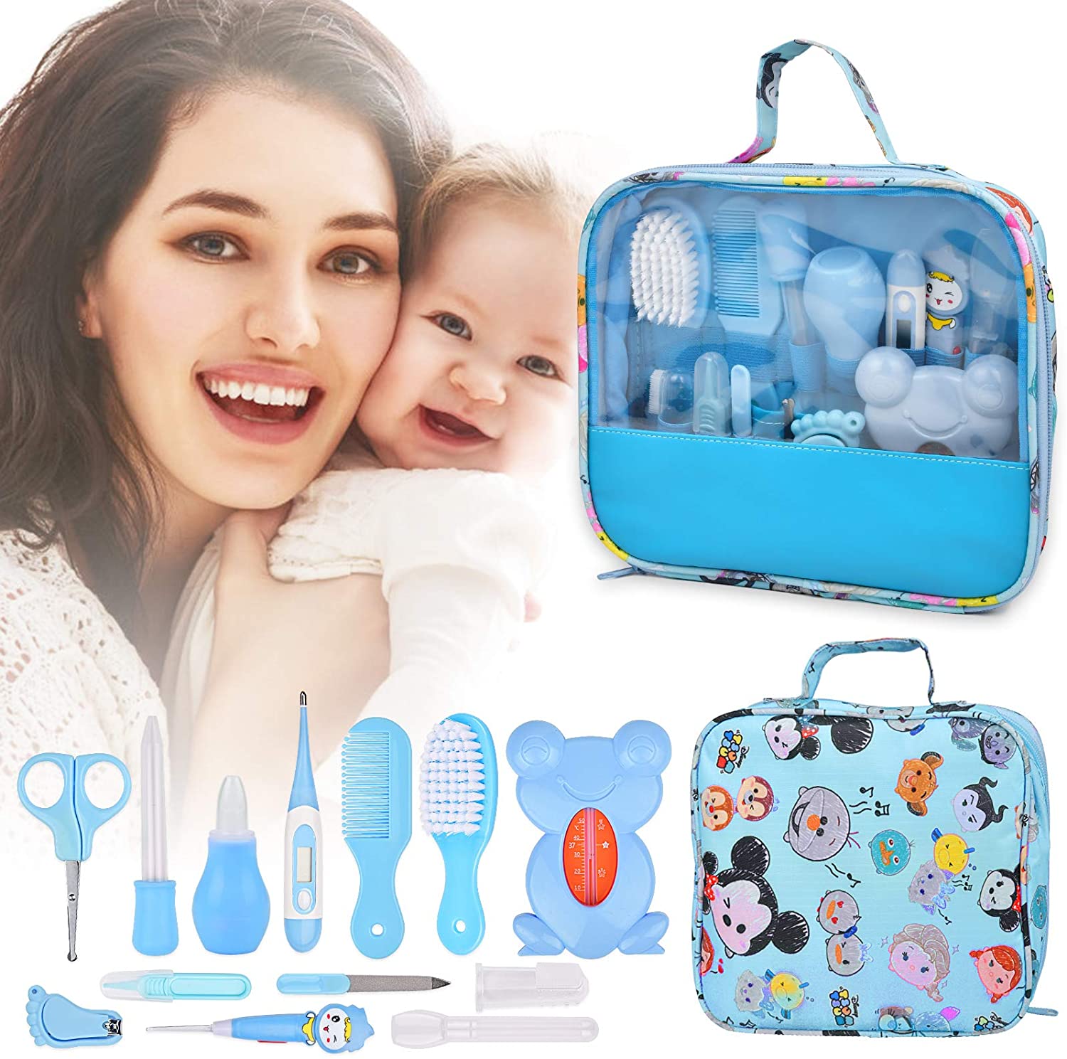 Baby Healthcare Grooming 14 Kits, Newborn Essentials Stuff Shower Gifts