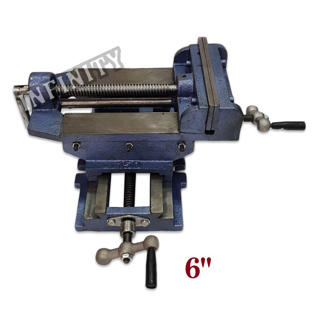 Compound Cross Slide Vise 6" Heavy Duty Cross Vise Drill Press Vise