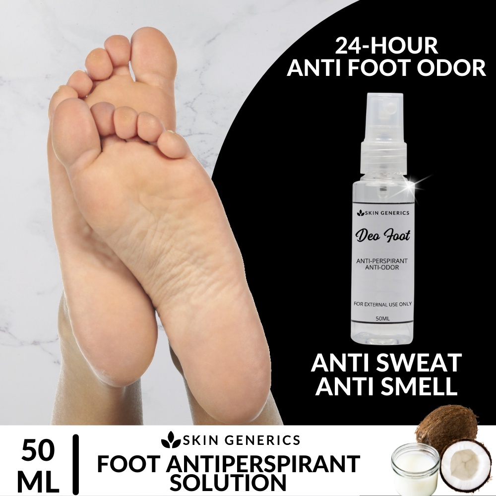[ FOOT DEODORANT ANTIPERSPIRANT ] SkinGenerics DeoFoot Foot Spray Anti