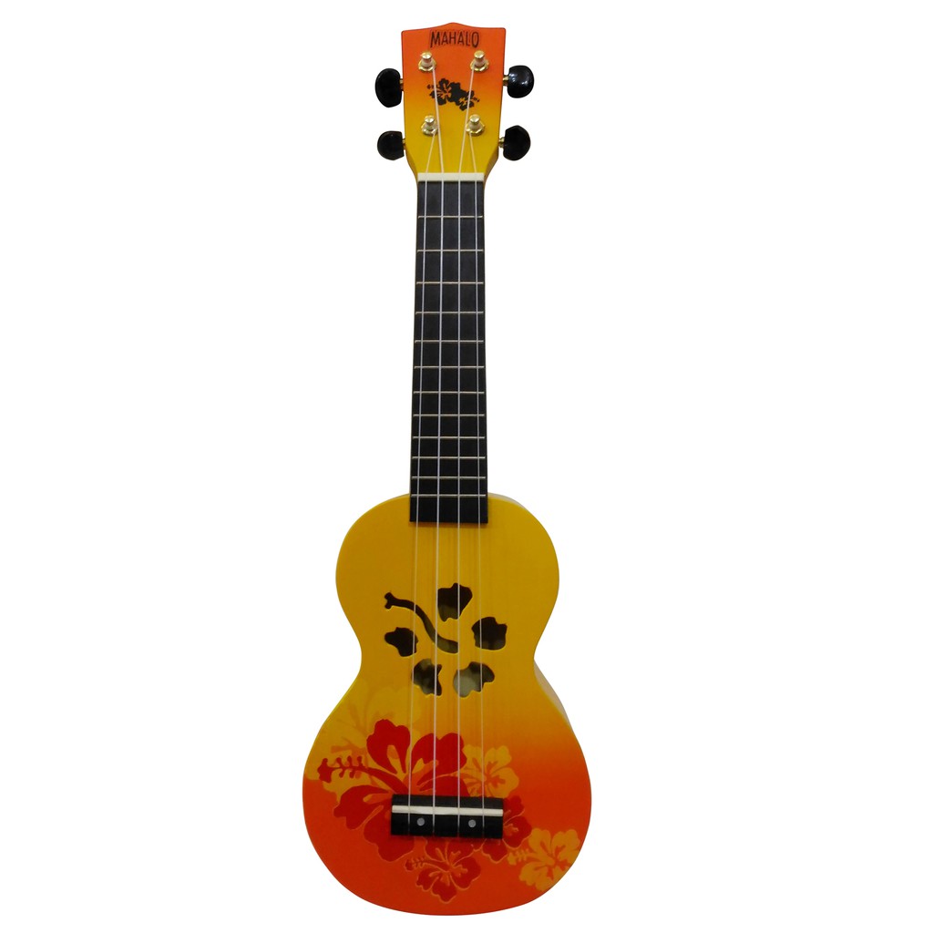 Ukulele Mahalo MD1HBorb Hibiscus Orange Burst Shopee Philippines