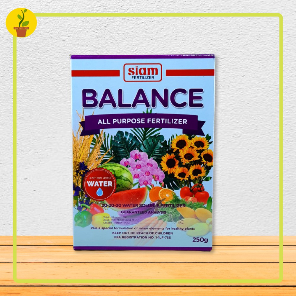 Siam Orchids Balanced Foliar Fertilizer (202020+Vit & M.E.) [250