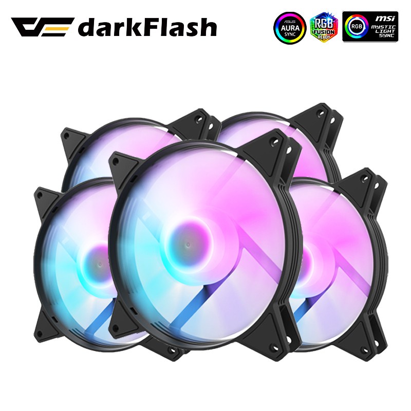 darkFlash c6 3in1 kit fan PC Case Fan 120mm Computer Cooler Cooling