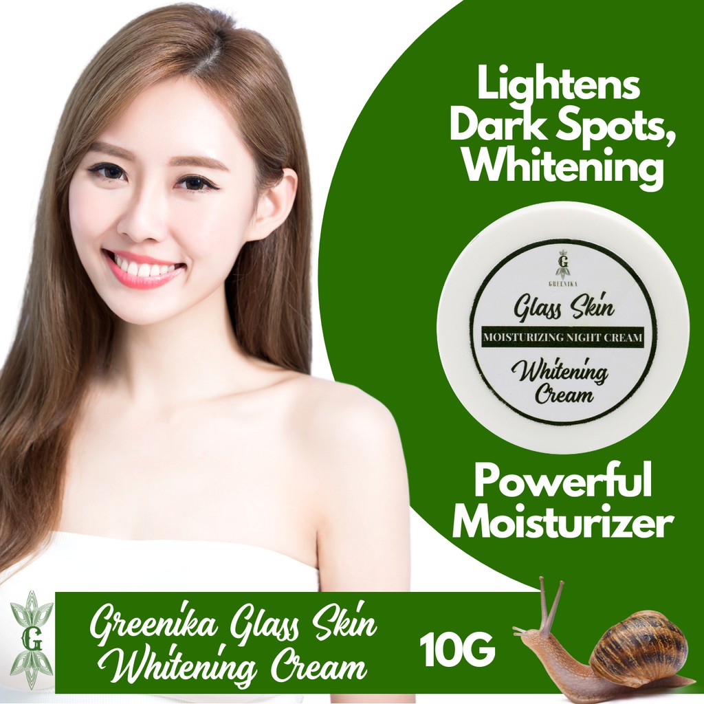 Greenika Glass Skin Facial Moisturizing Cream Vitamin E Night Anti