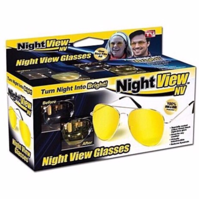 Unisex Night View Glasses ( AS SEEN ON TV ) Shopee Philippines