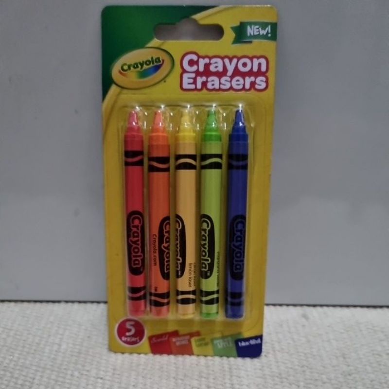 Authentic Crayola Crayon Erasers Shopee Philippines