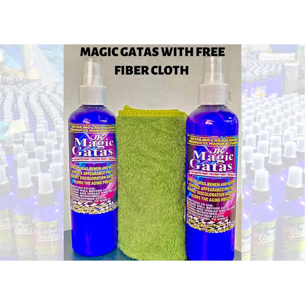 Magic Gatas Glossy 100 Original w/free fiber cloth 250ml/Shine Shine