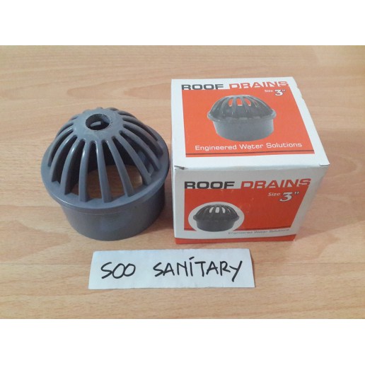 Roof Drain 3 Inch PVC Gutter Strainer Shopee Philippines