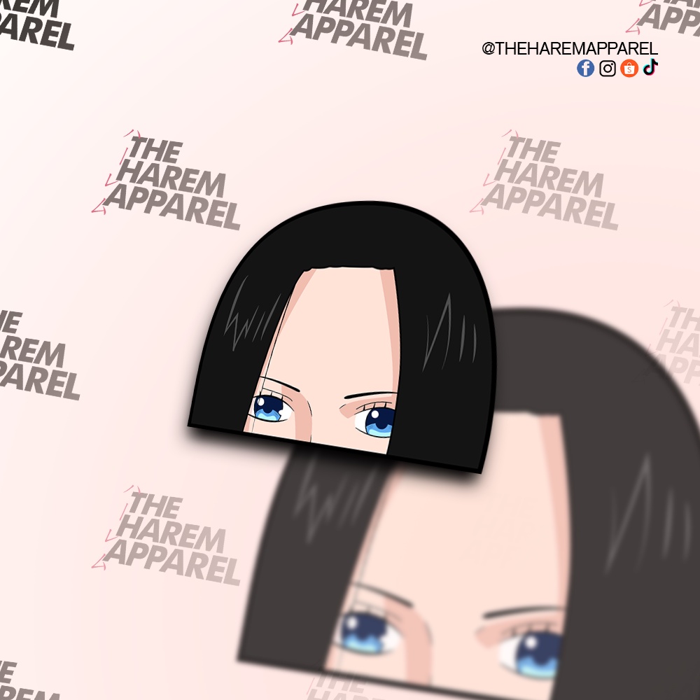 Boa Hancock One Piece Vinyl Peeker Sticker The Harem Apparel
