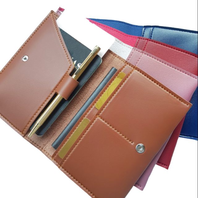 Personalized Dual Passport Holder w/ Pen Loop Shopee Philippines