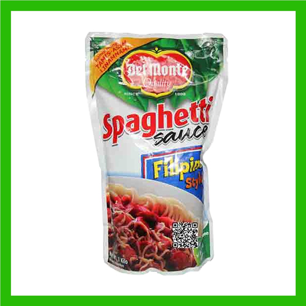 Del Monte Spaghetti Sauce Filipino Style 1kg Shopee Philippines