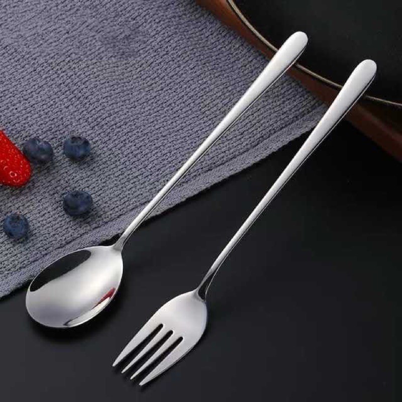 304 Stainless Steel Korean Spoon and Fork Set dinnerware Best MAKAPAL high quality Shopee