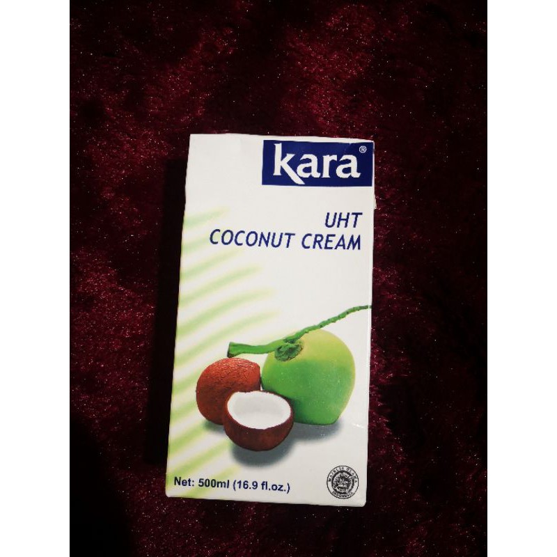 Kara UHT Coconut Cream 500 mL Shopee Philippines