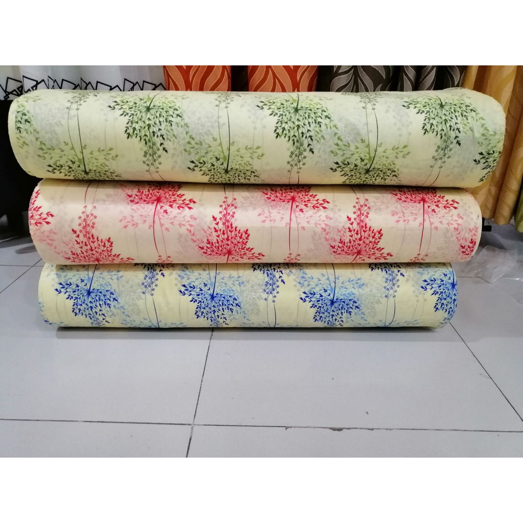 Geena Silk Pongee Gina Cloth Fabric Curtain Jandi Printed 60&quot, Width