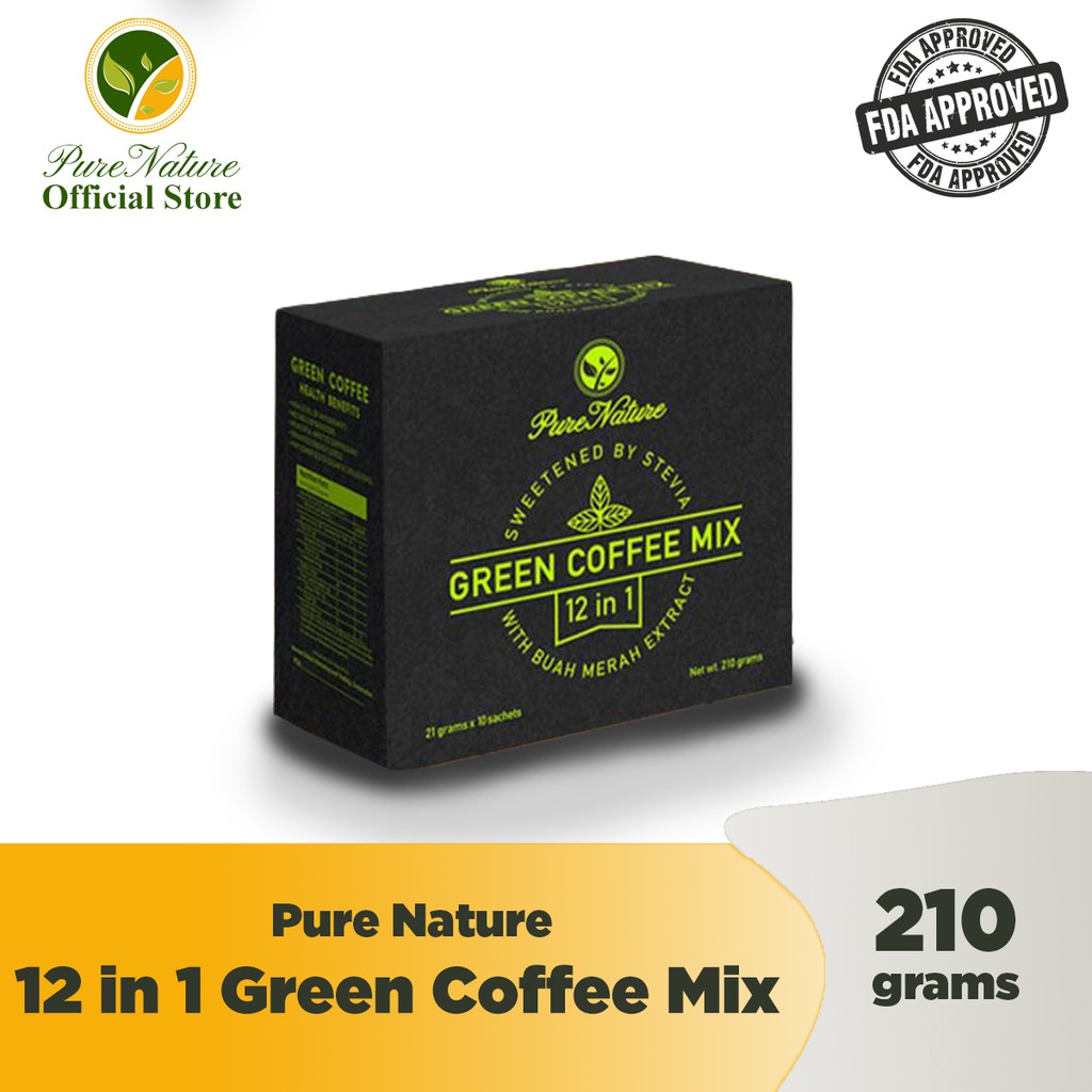Pure Nature 12 in 1 Green Coffee Mix Shopee Philippines