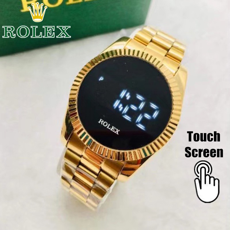 ROLEX Watch Digital Touch Mens Watch for Men Ladies Watch for Women