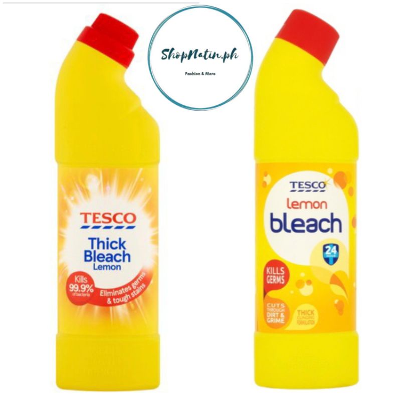 Tesco Thick Bleach Lemon Antibacterial Clothes Multipurpose Toilet