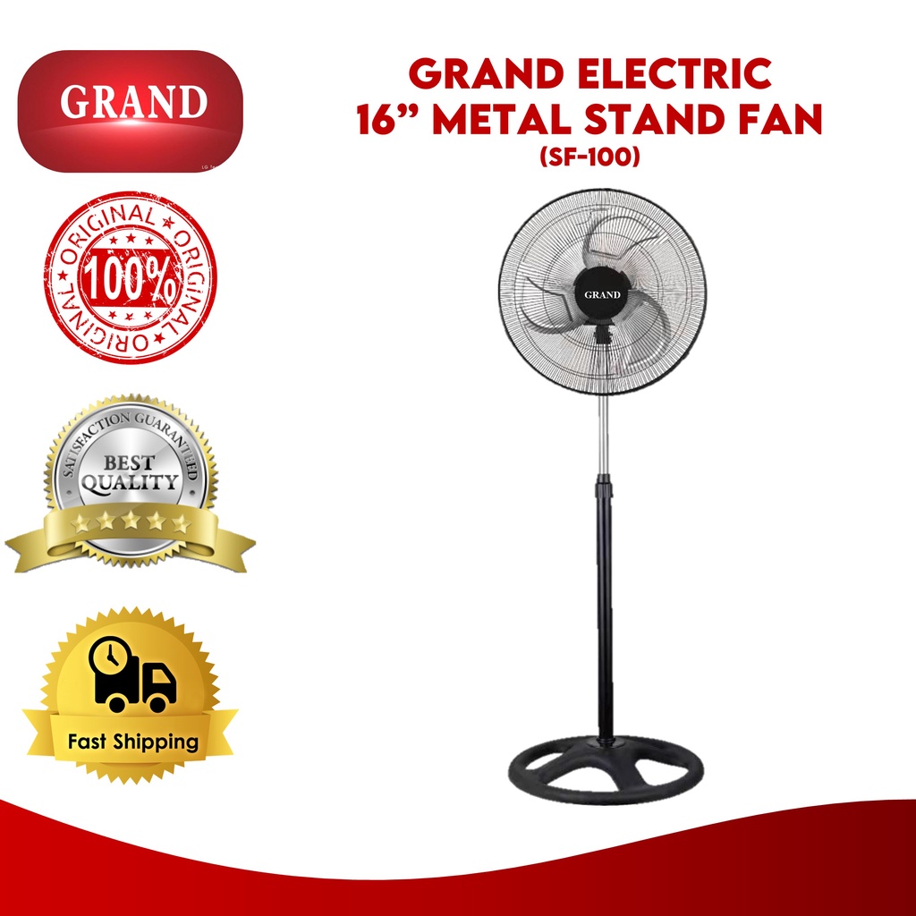 Grand Metal Electric Stand Fan 16" (SF100) Shopee Philippines