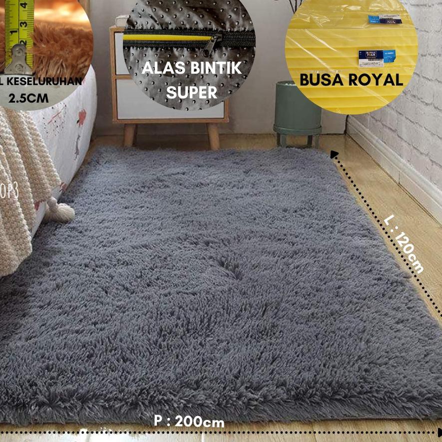 This Month!! (Thissure)Lr 033) Rasfur Fur Rug 120x200 Overall Thickness