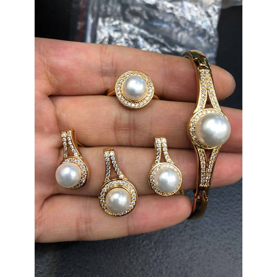 LM00145 14k Bangkok Gold Jewelry Set with box Shopee Philippines