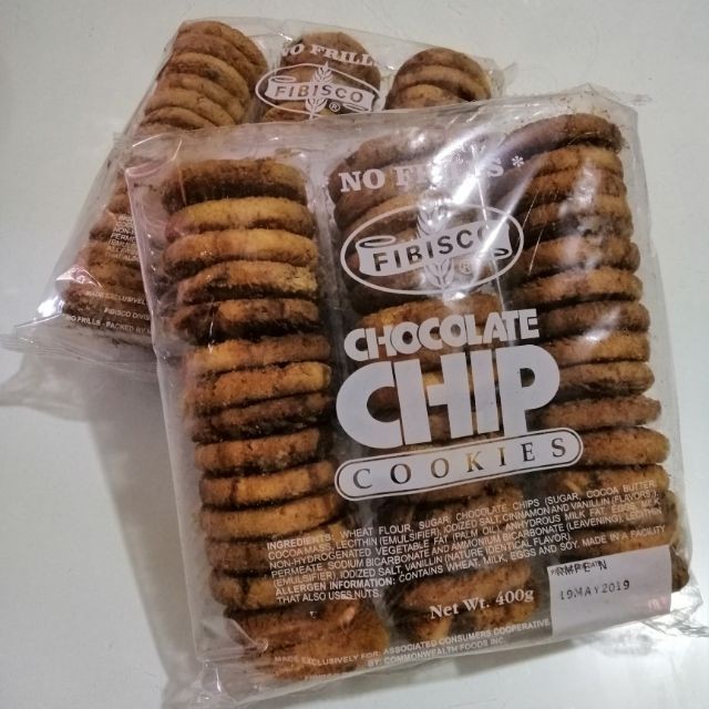 Chocolate Chips Cookies Fibisco 400g Shopee Philippines