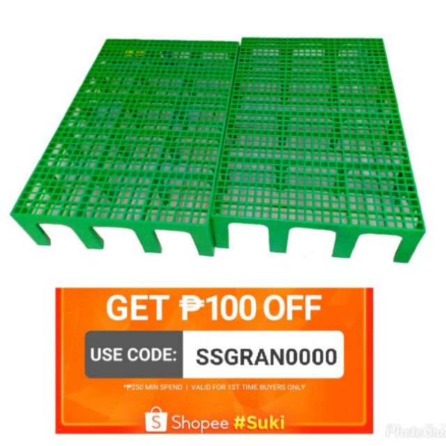 Plastic Matting With Stand Green 1piece (35in x 24in x 6in) Shopee