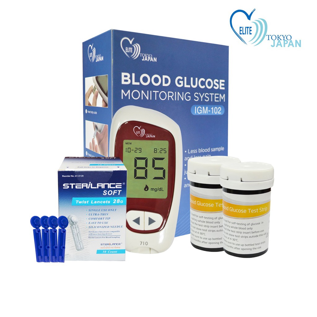 Indoplas Elite Tokyo Japan Blood Glucose Meter Monitoring