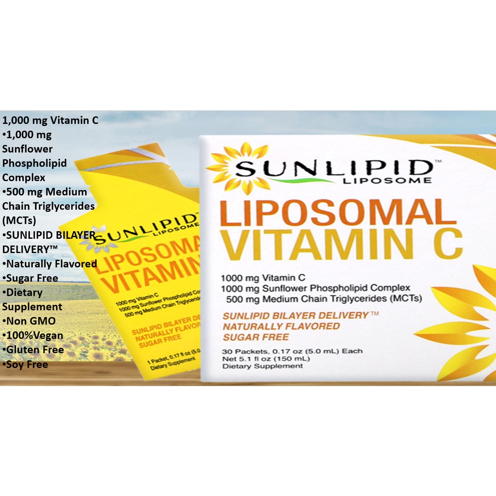 trial pack. SunLipid, Liposomal Vitamin C, Naturally Flavored. (SOLD