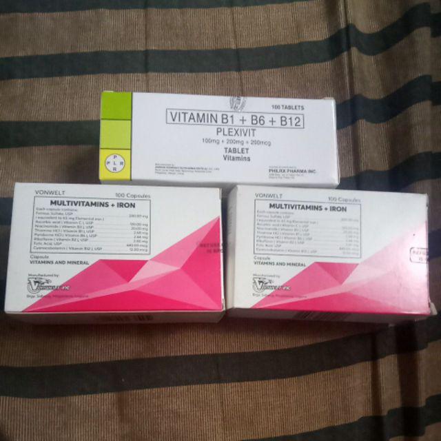 MULTIVITAMINS + IRON (VONWELT) 100's Shopee Philippines